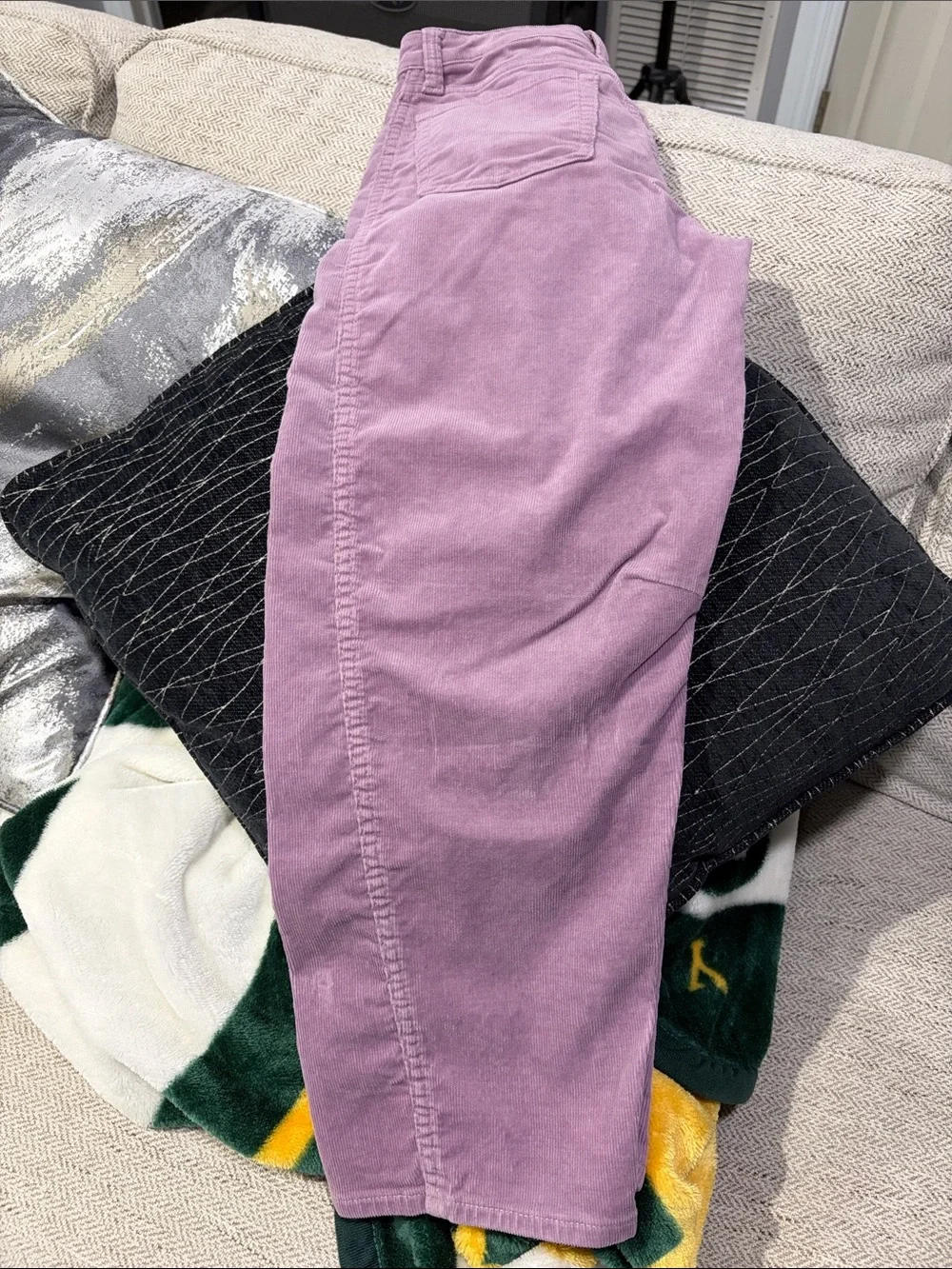 Gap kids high rise seamed corduroy barrel pants size 12 like new!